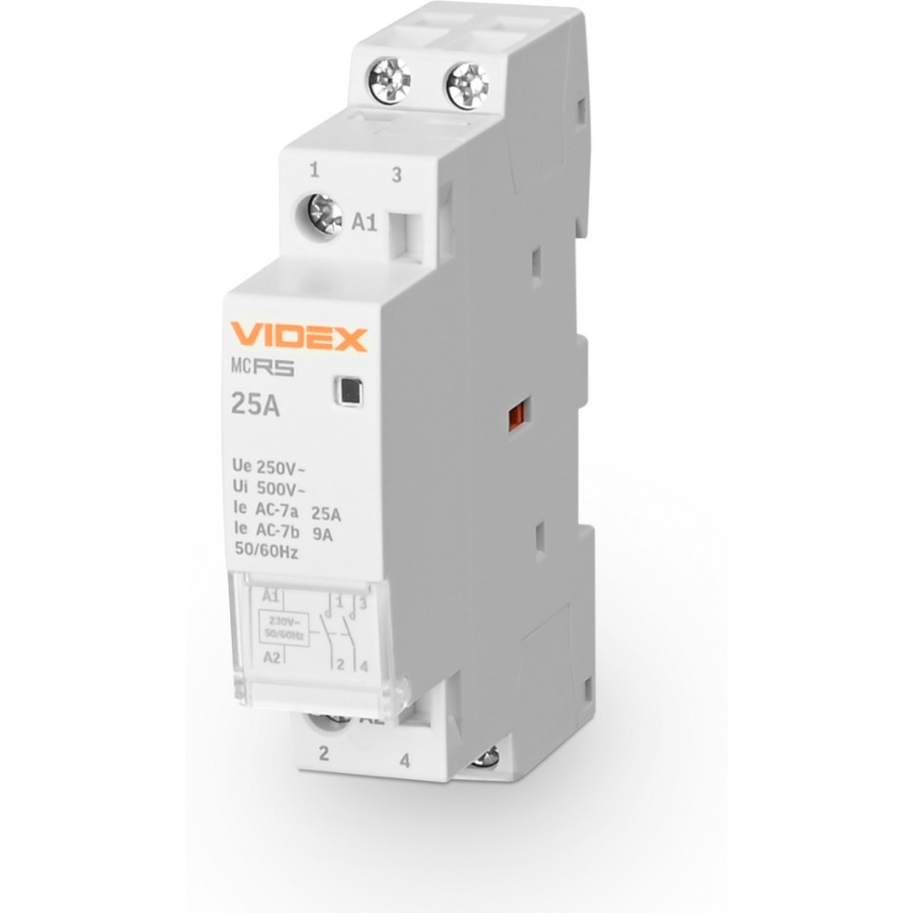 Контактор Videx 2п 25А 2НВ VF-RS-MC2O-25 RESIST - зображення 1