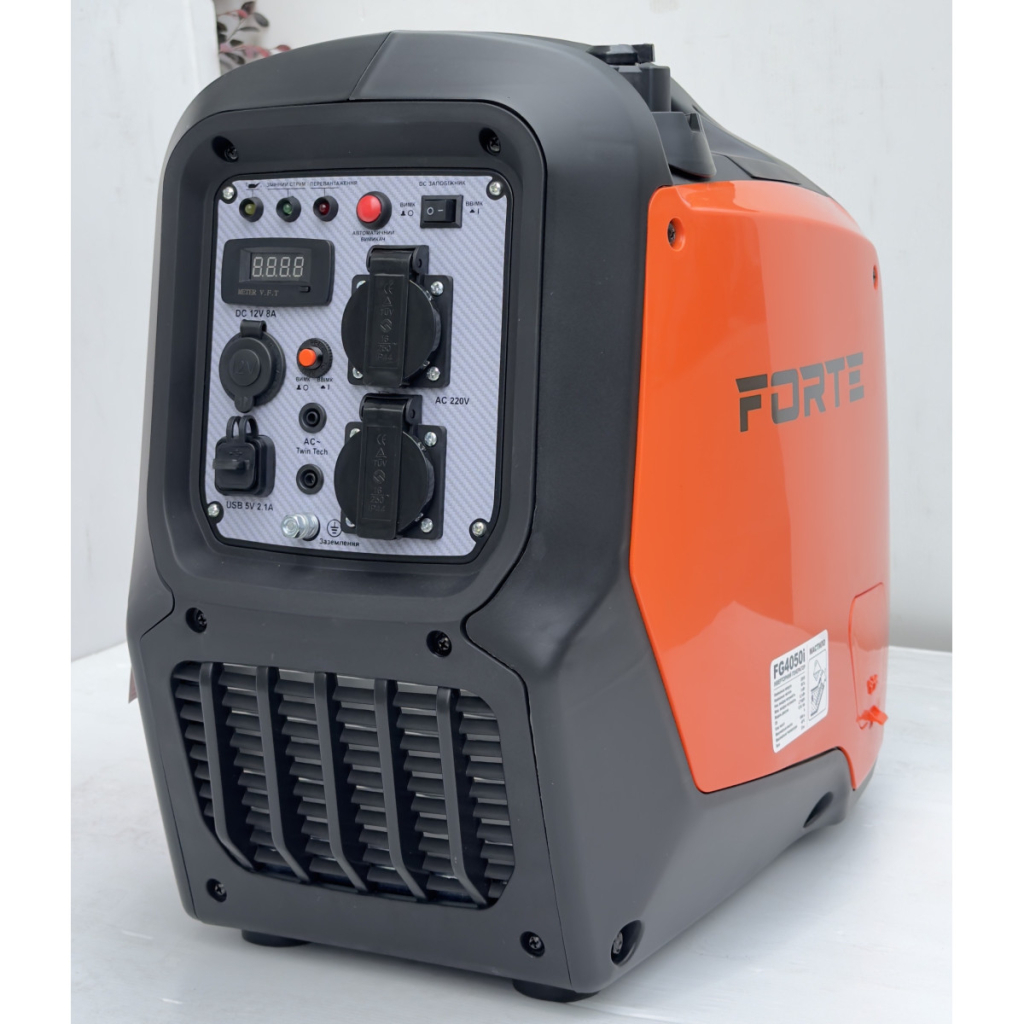 Генератор Forte інверторний FG4050i 3kW, стартер ручний, 6л. (148250) - зображення 5
