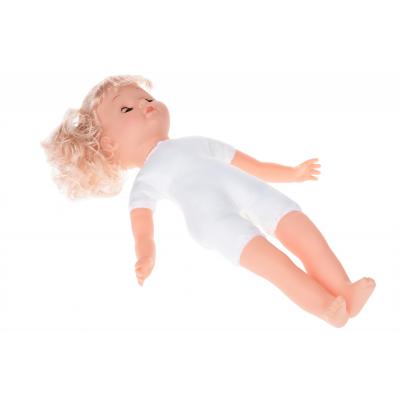 Лялька Same Toy 45 см біле плаття з блакитним у клітинку (8010BUt-2) - зображення 4
