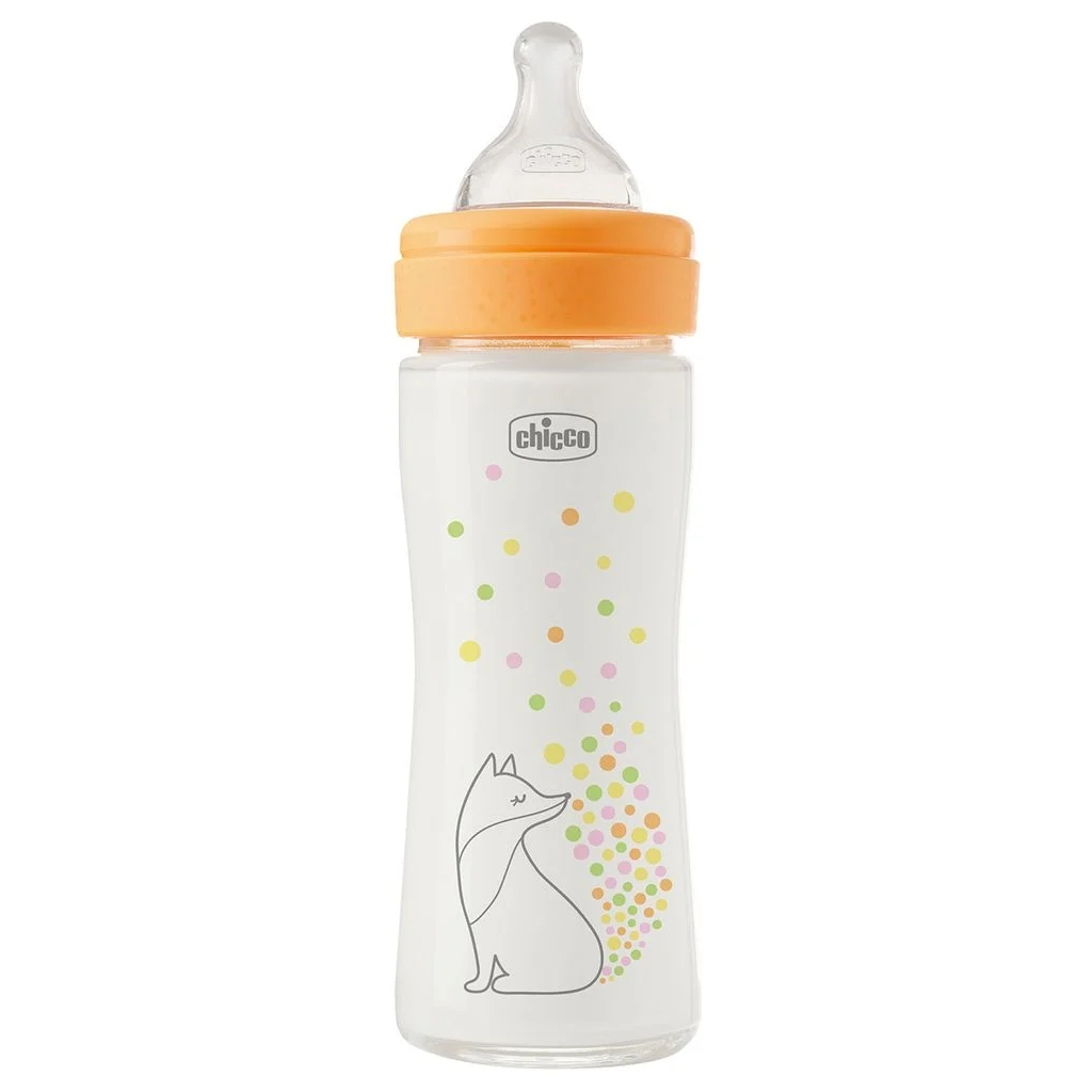 Пляшечка для годування Chicco Perfect Easy силіконова, від 0+ міс. повільний потік 240 мл, (20252.10) - зображення 1