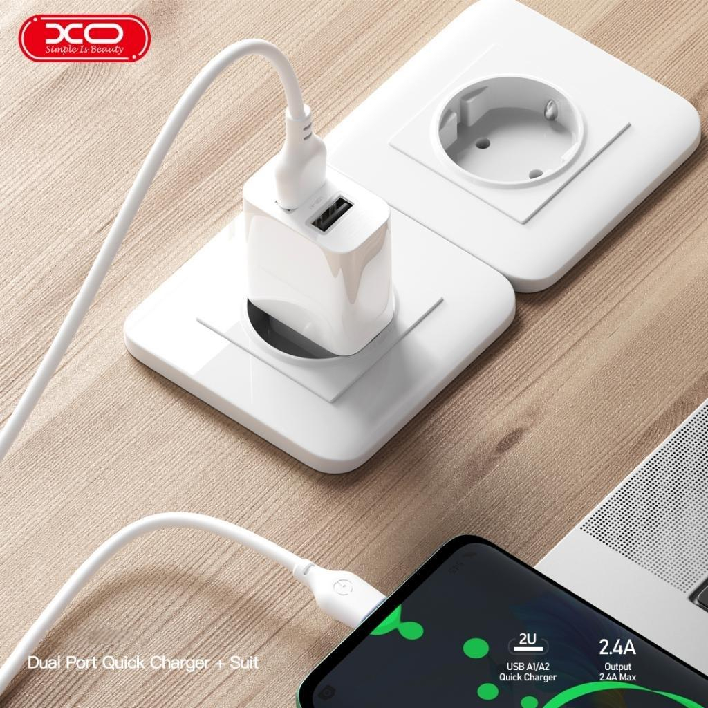 Зарядний пристрій XO 2xUSB QC3.0 (XO-QC09) - зображення 2