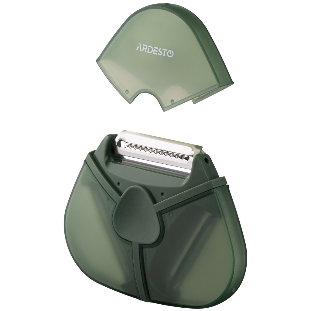 Овочечистка Ardesto Gemini, нержавіюча сталь, пластик, зелений (AR2169PG) - зображення 6