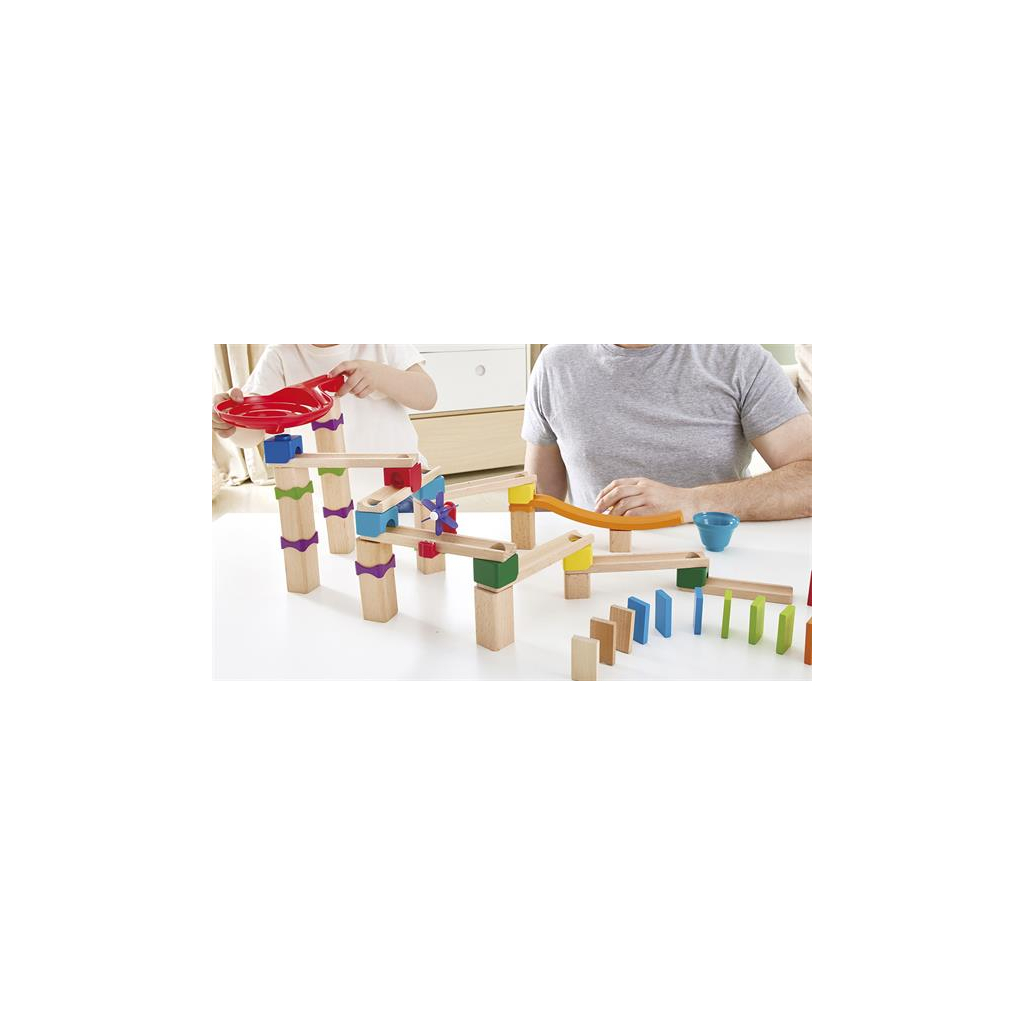 Конструктор Hape лабіринт Marble Run Гоночна траса 81 елементів (E1101) - зображення 6