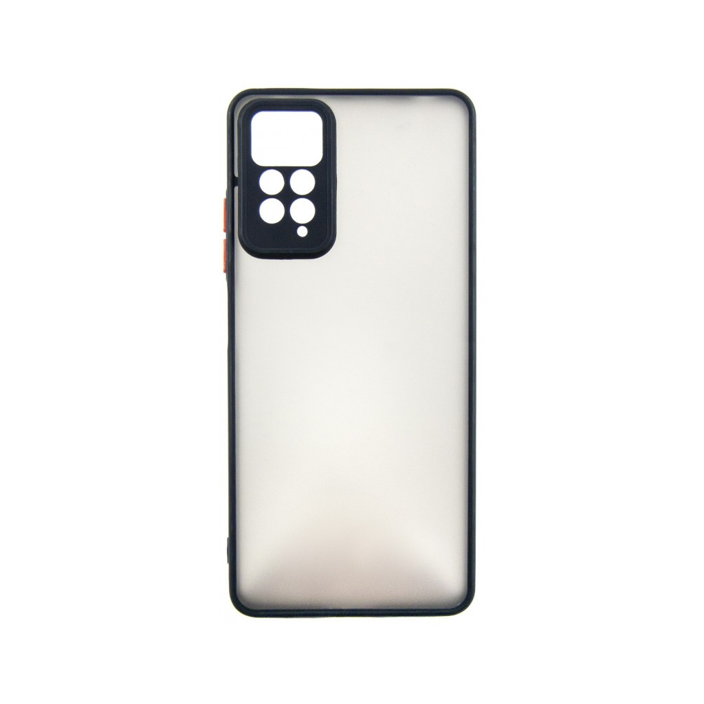 Чохол до мобільного телефона Dengos Matte Xiaomi Redmi Note 12 Pro 4g (black) (DG-TPU-MATT-122) - зображення 1
