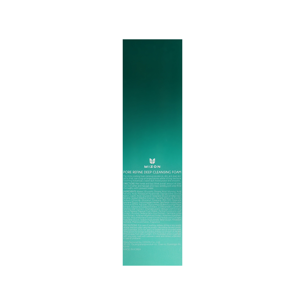 Пінка для вмивання Mizon Pore Refine Deep Cleansing Foam Для широких пор 120 мл (8809663752736) - зображення 3