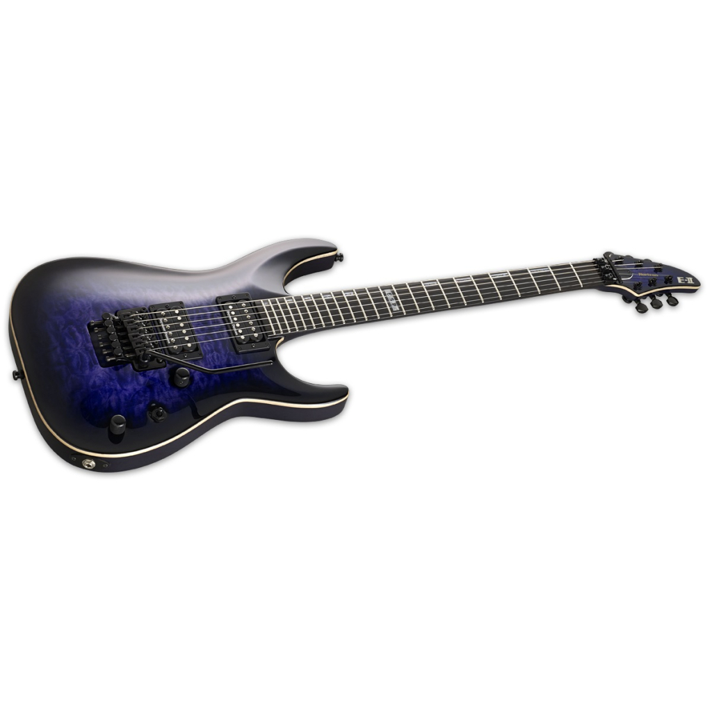 Електрогітара ESP E-II Horizon QM FR Reindeer Blue - зображення 2