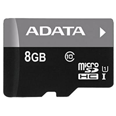 Карта пам'яті ADATA 8GB microSD class 10 UHS-I (AUSDH8GUICL10-RM3BKBL) - зображення 2