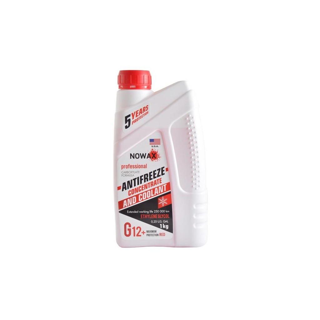 Антифриз NOWAX RED G12 концентрат 1кг (NX01009) - зображення 1