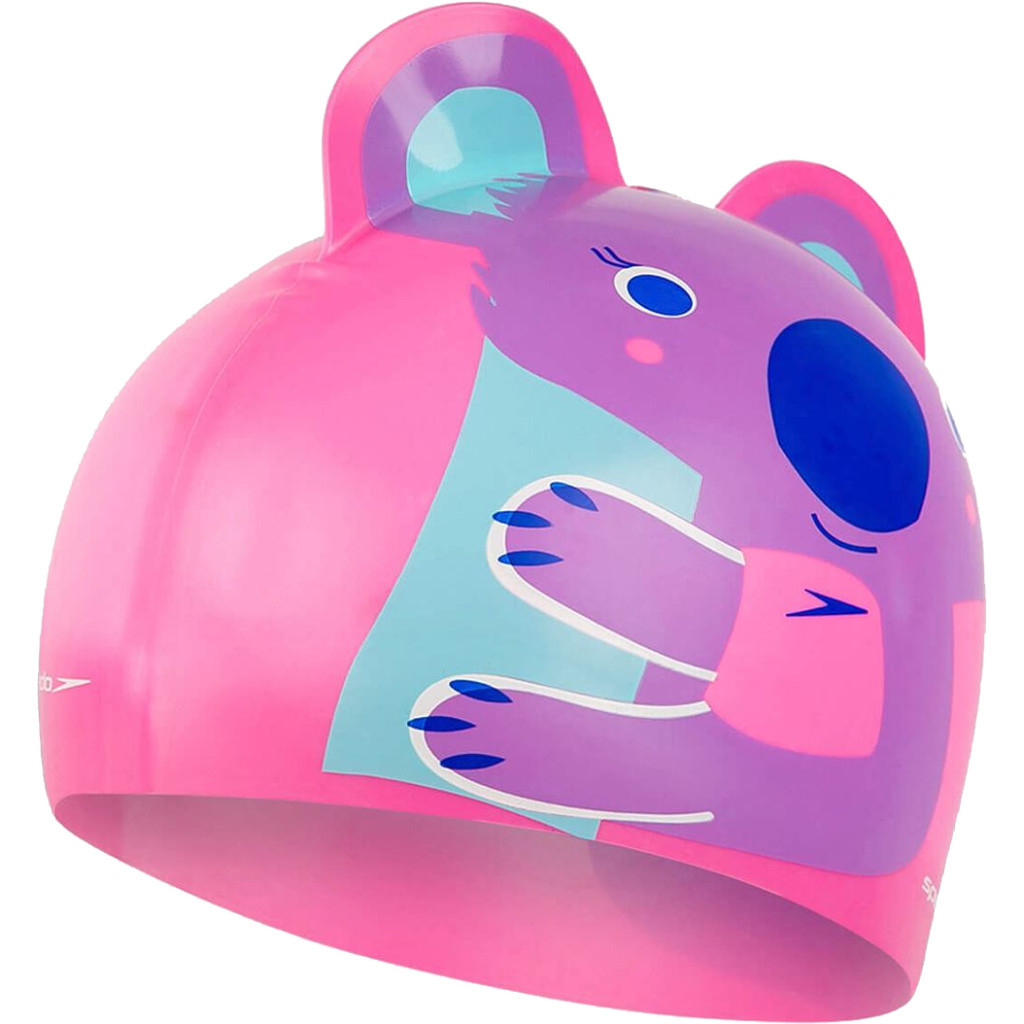 Шапка для плавання Speedo Koala Prt Character Cap IU рожевий, пурпурний 8-12240D681 OSFM (5053744486321) - зображення 1