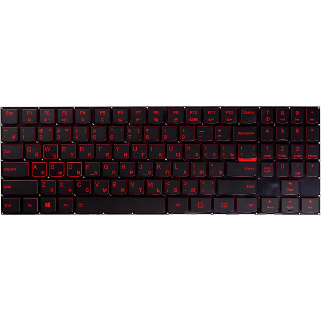 Клавіатура ноутбука Lenovo Legion Y520/R720 черн/подсв (KB310766) - зображення 1