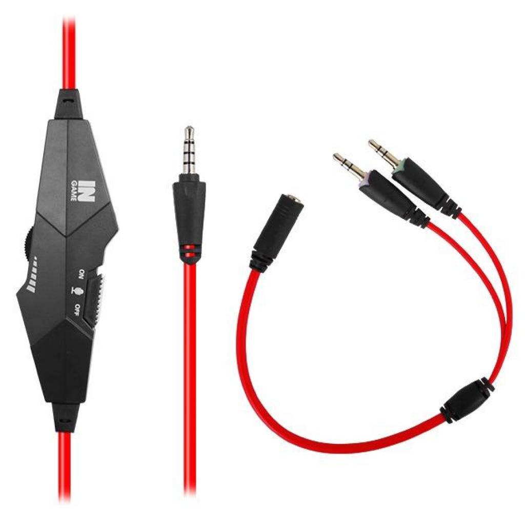 Навушники Gemix N1 Black-Red Gaming - зображення 4