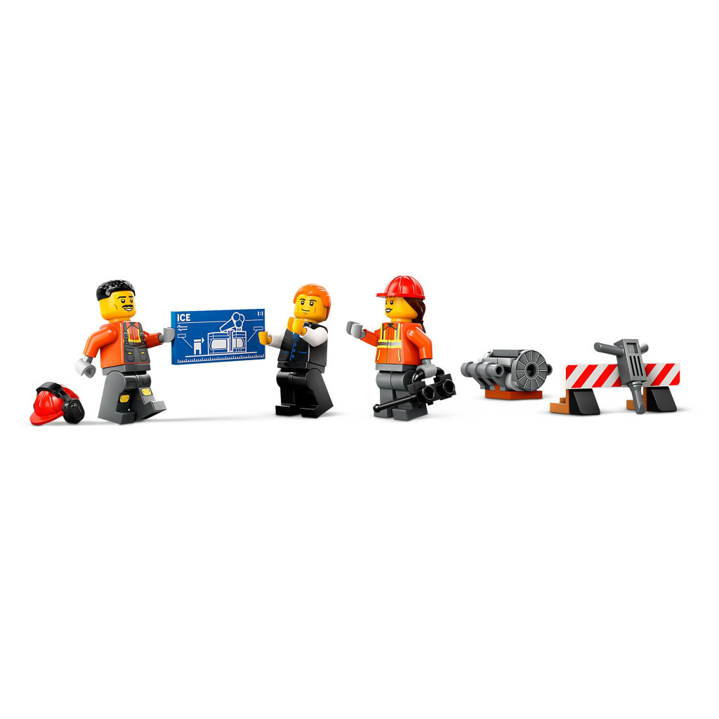 Конструктор LEGO City Жовтий будівельний екскаватор (60420) - зображення 6