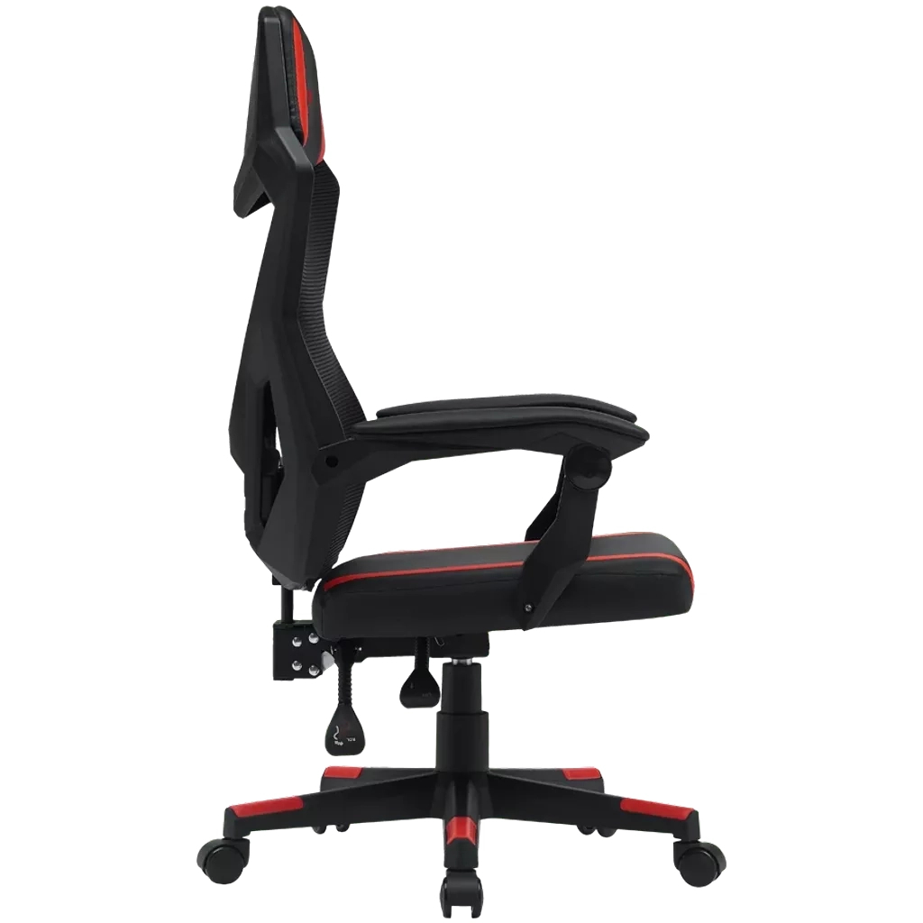 Крісло ігрове Canyon Flow MCH01 Mesh Black/Red (CNE-MCH01R) - зображення 3