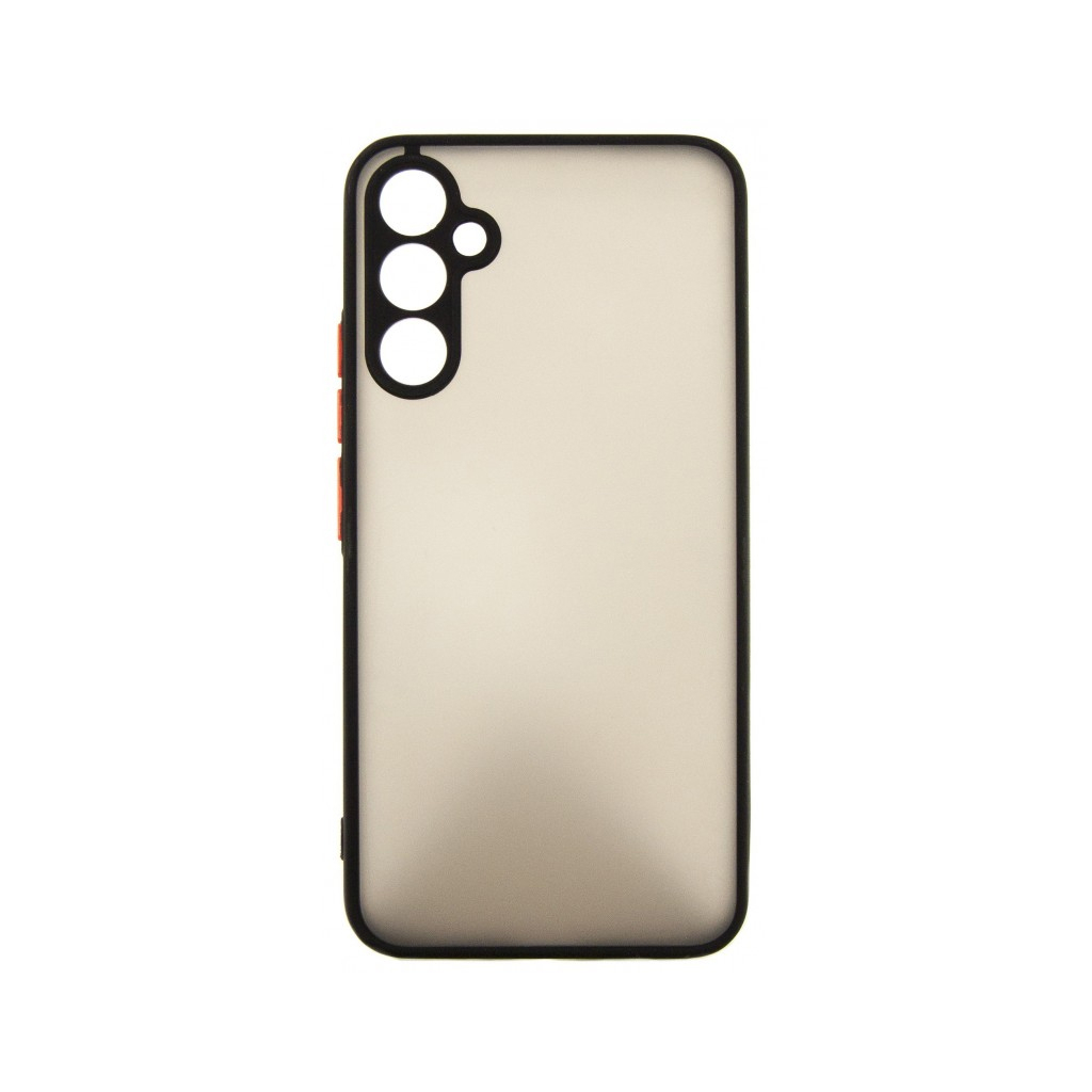 Чохол до мобільного телефона Dengos Matte Samsung Galaxy A34 5G (black) (DG-TPU-MATT-119) - зображення 1