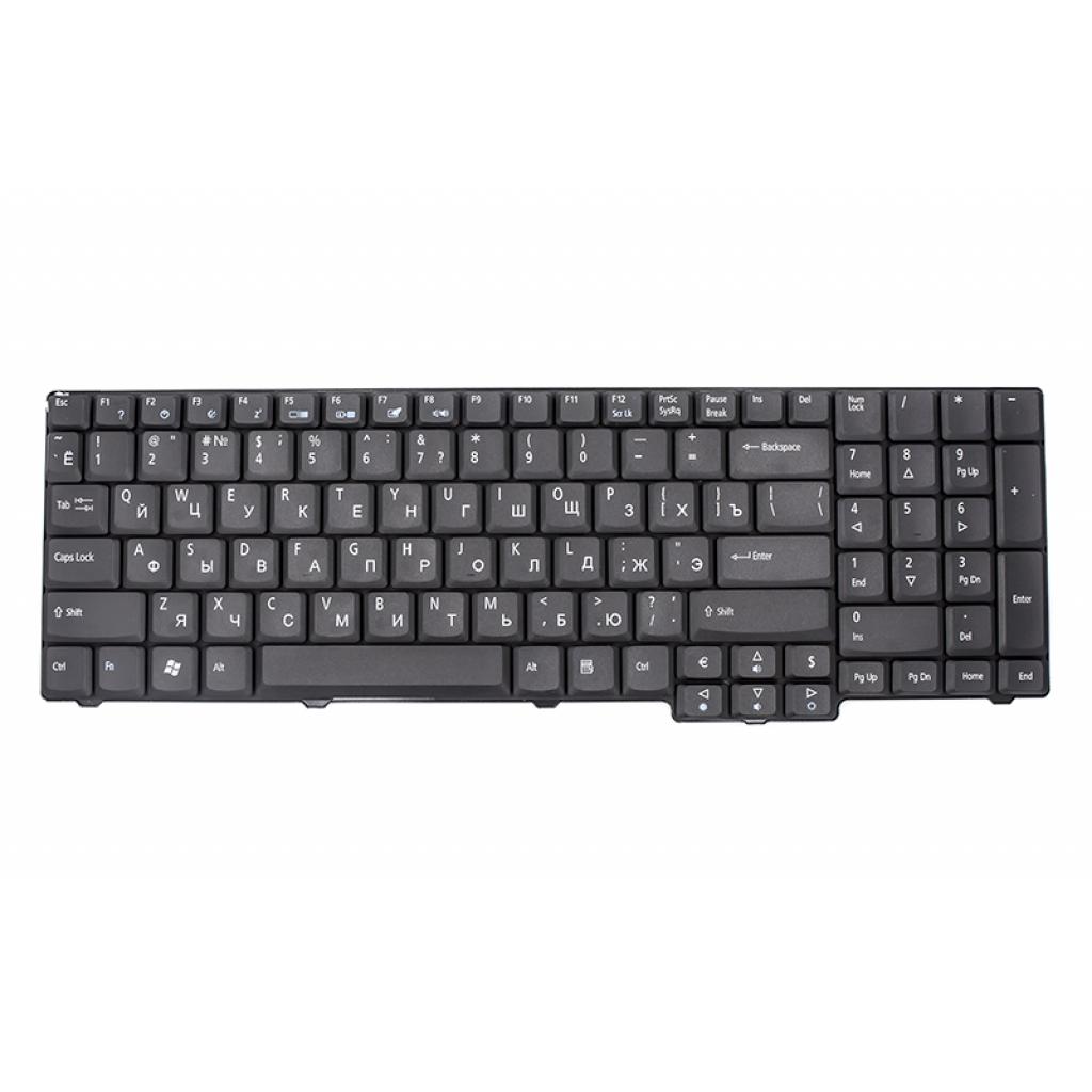 Клавіатура ноутбука Acer Aspire 6530/eMachines E528 чорна, без рамки (KB312634) - зображення 1