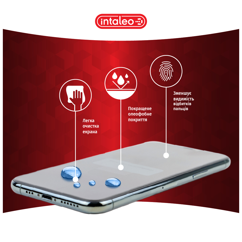 Скло захисне Intaleo Full Glue Samsung A03 Black (1283126521638) - зображення 6