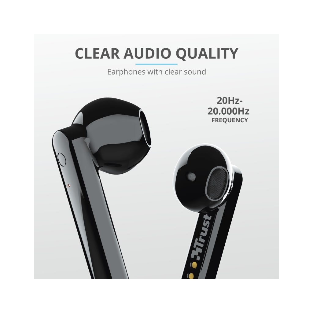 Навушники Trust Primo Touch True Wireless Mic Black (23712) - зображення 10