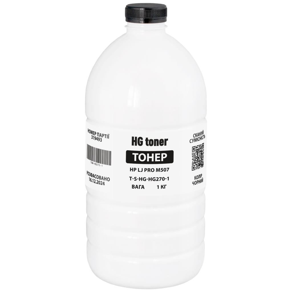 Тонер HP LJ M507 1 кг HG (TSM-HG270-1) - зображення 1