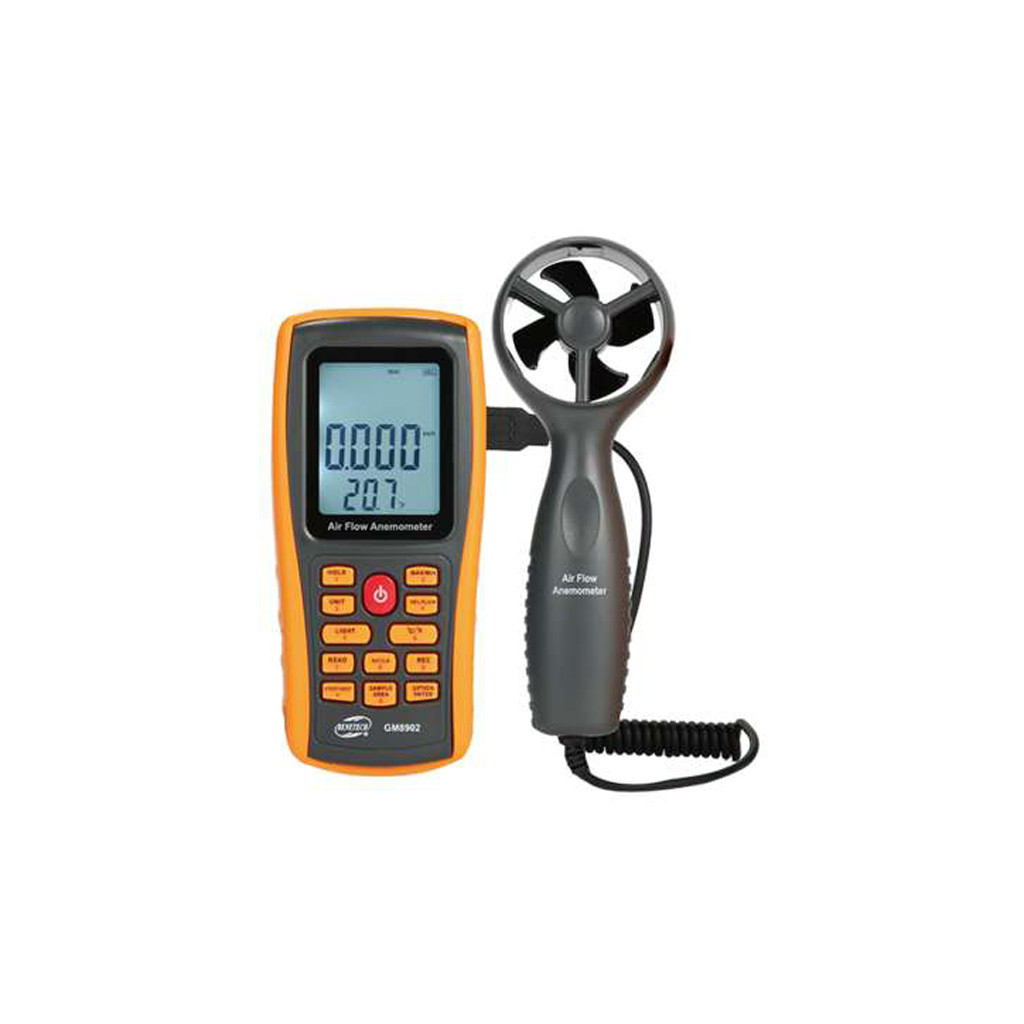 Анемометр Benetech + термометр, USB (GM8902) - зображення 1