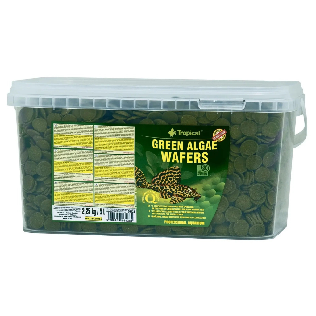 Корм для риб Tropical Green Algae Wafers у чипсах 5 л (5900469664285) - зображення 1