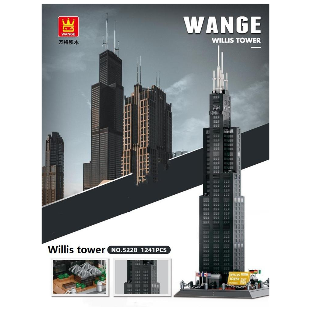 Конструктор Wange Вежа Вілліс-Чикаго, Америка (WNG-Willis-Tower) - зображення 4