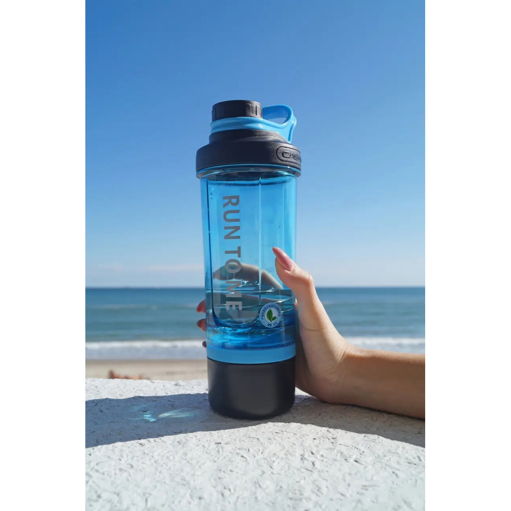 Шейкер спортивний Casno 600 мл KXN-1199 з вінчиком Синій (KXN-1199_Blue) - зображення 7