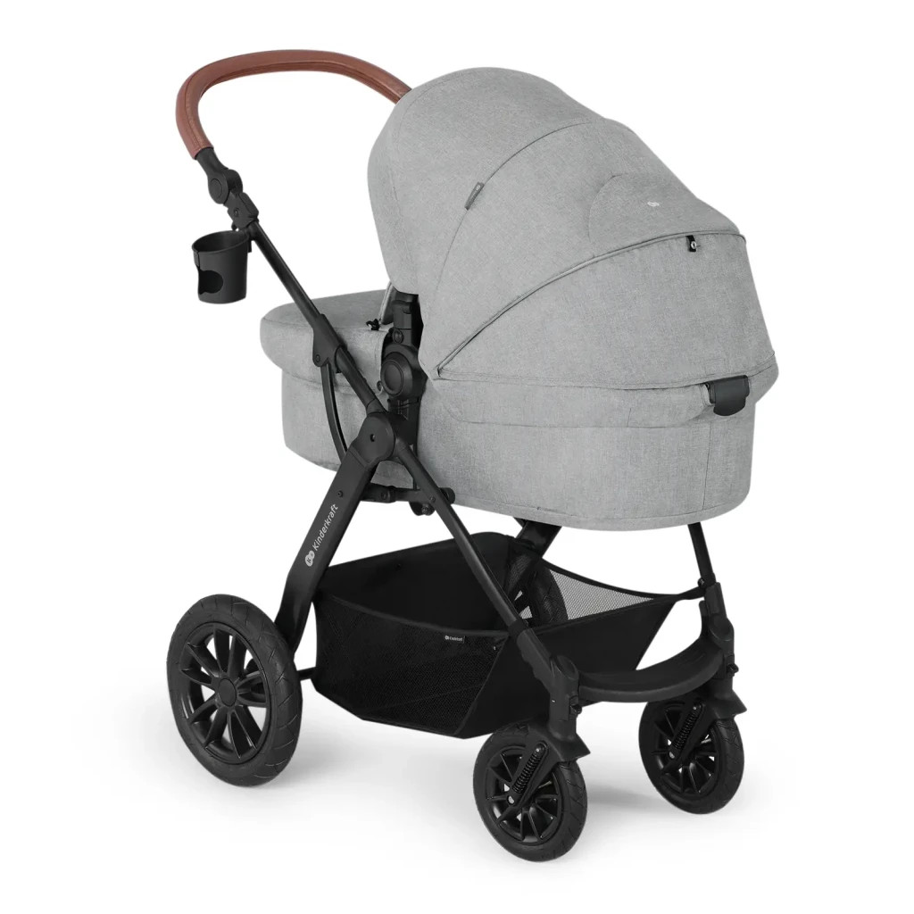 Коляска Kinderkraft 3 в 1 Xmoov CT Light Gray (KSXMOV00LGR3000) (5902533920921) - зображення 4