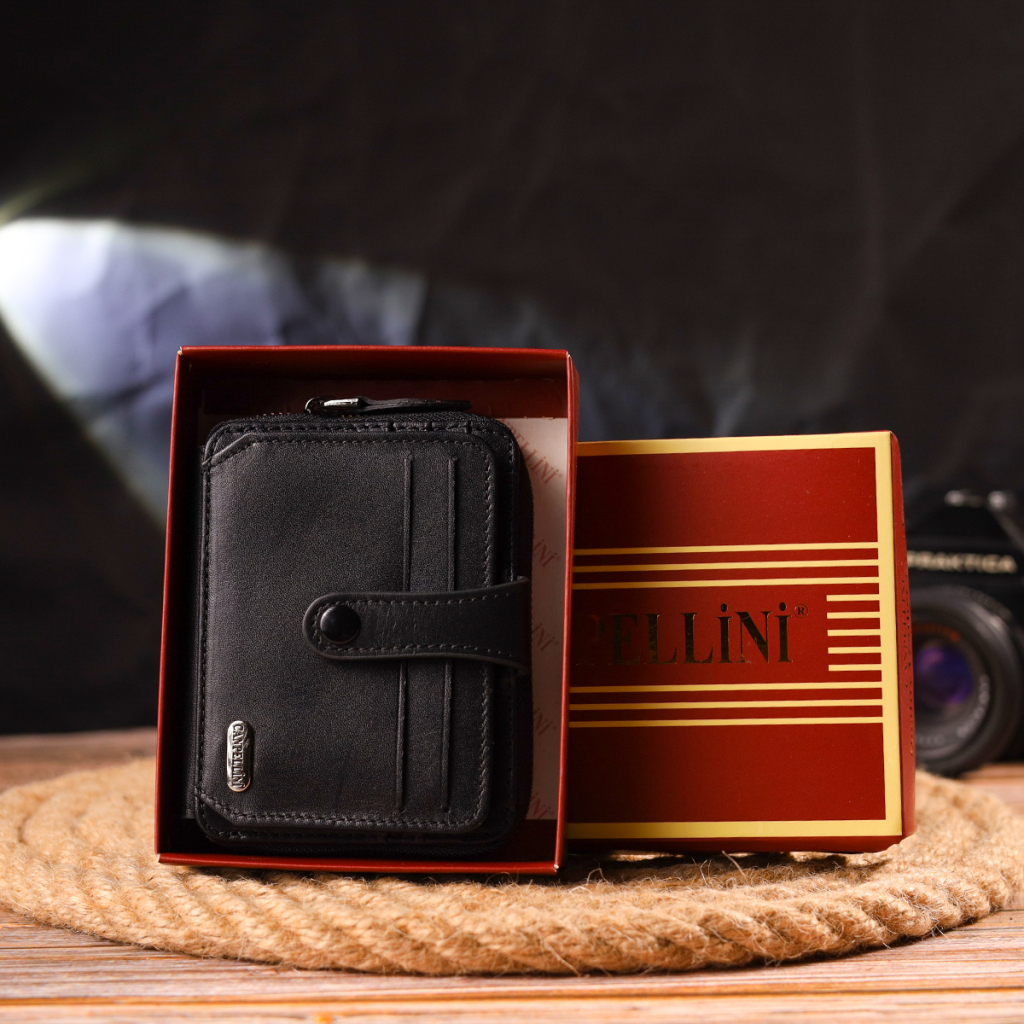 Портмоне Canpellini З натуральної шкіри Чорне (21492) - зображення 11