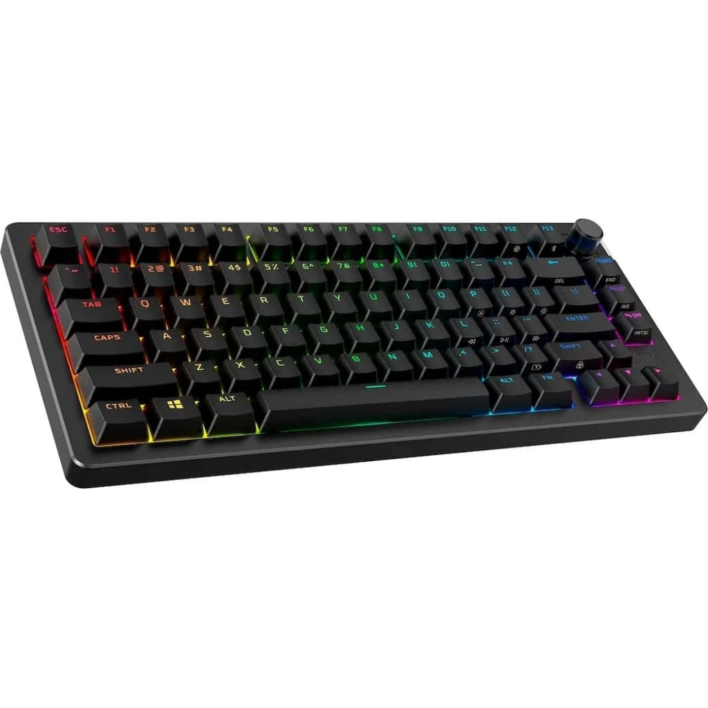 Клавіатура HyperX Alloy Rise 75 PBT HX Red Wireless UA Black (91Y91AA) - зображення 2