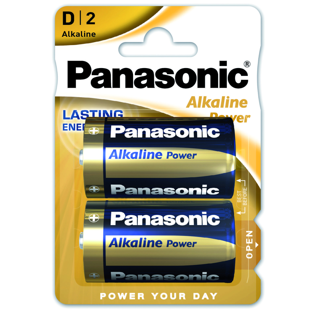 Батарейка Panasonic D LR20 Alkaline Power * 2 (LR20REB/2BP) - зображення 1