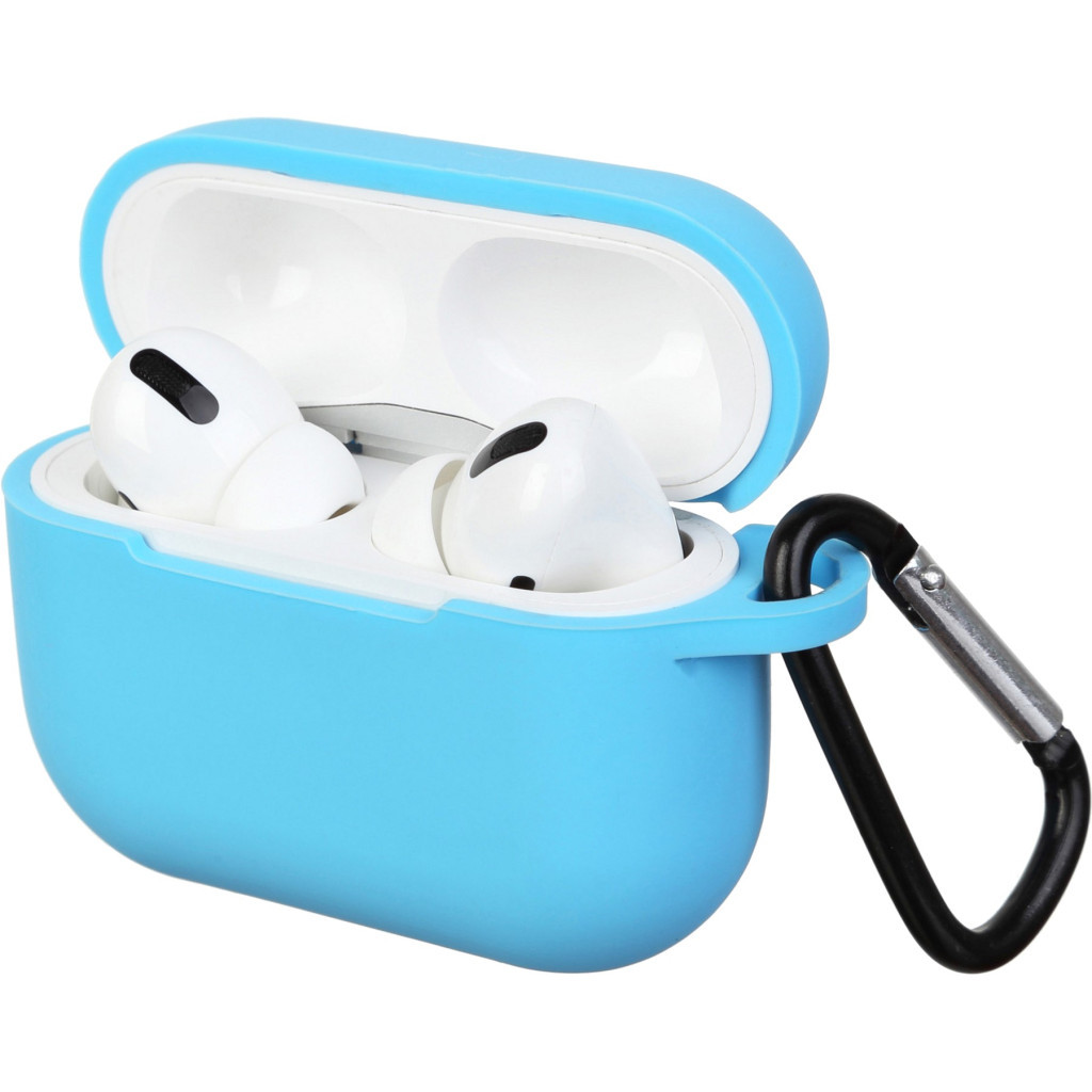 Чохол для навушників Armorstandart Silicone Case для Apple Airpods Pro Light Blue (ARM56085) - зображення 1