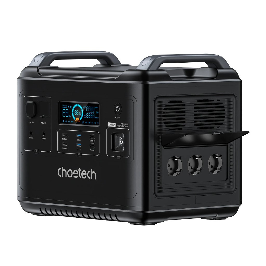Зарядна станція Choetech BS006 2000W (BS006) - зображення 3
