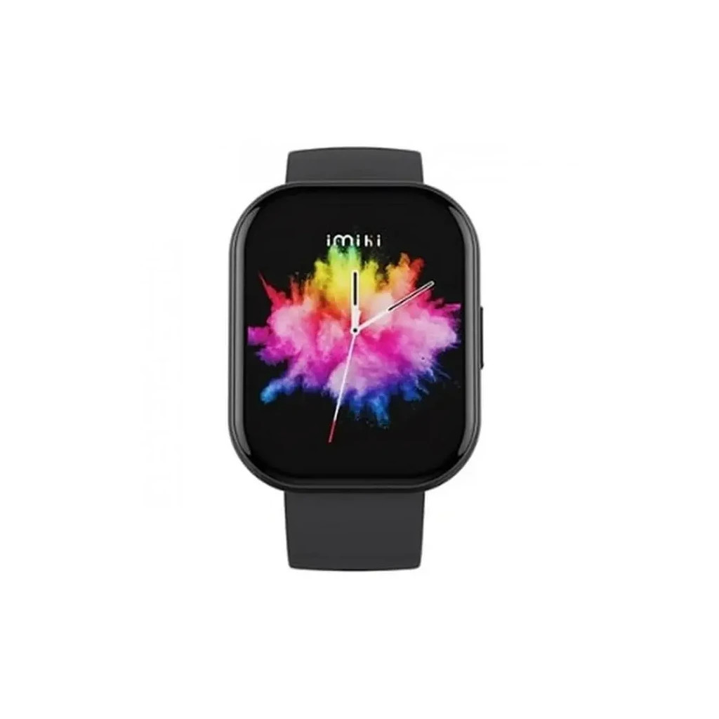 Смарт-годинник iMiki SE1 Black Silicone Strap - зображення 2