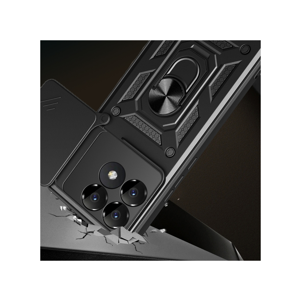 Чохол до мобільного телефона BeCover Military Poco F6 Pro Black (712166) - зображення 5