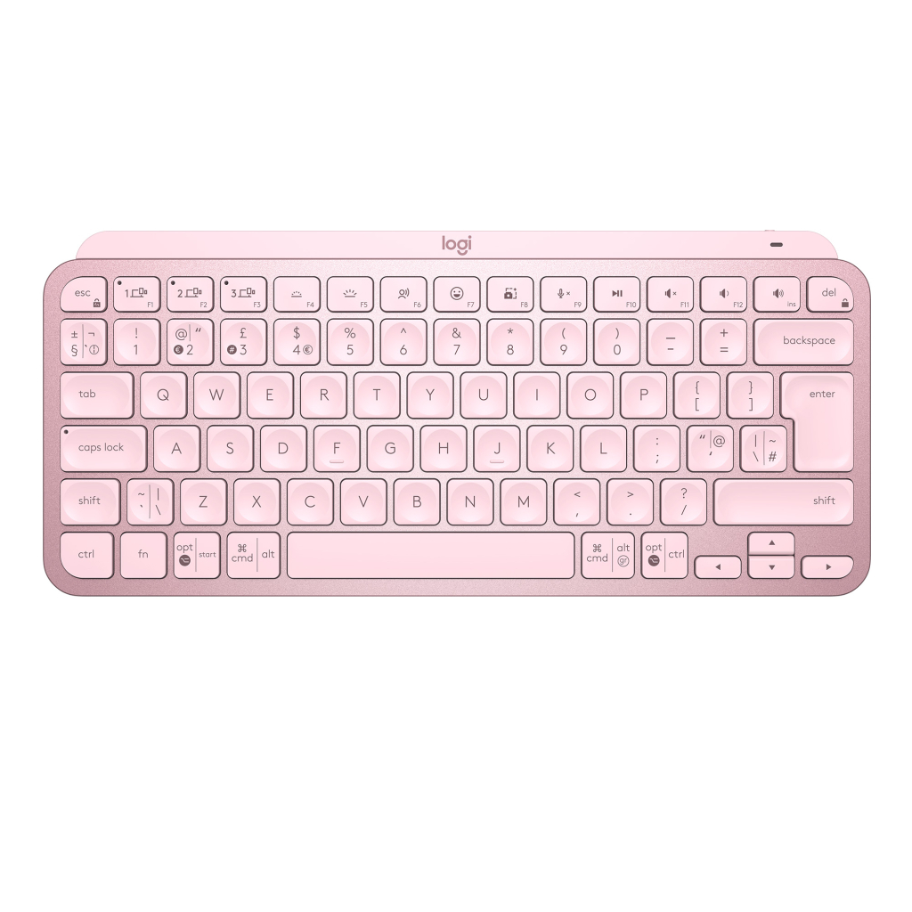 Клавіатура Logitech MX Keys Mini Wireless Illuminated UA Rose (920-010500) - зображення 1