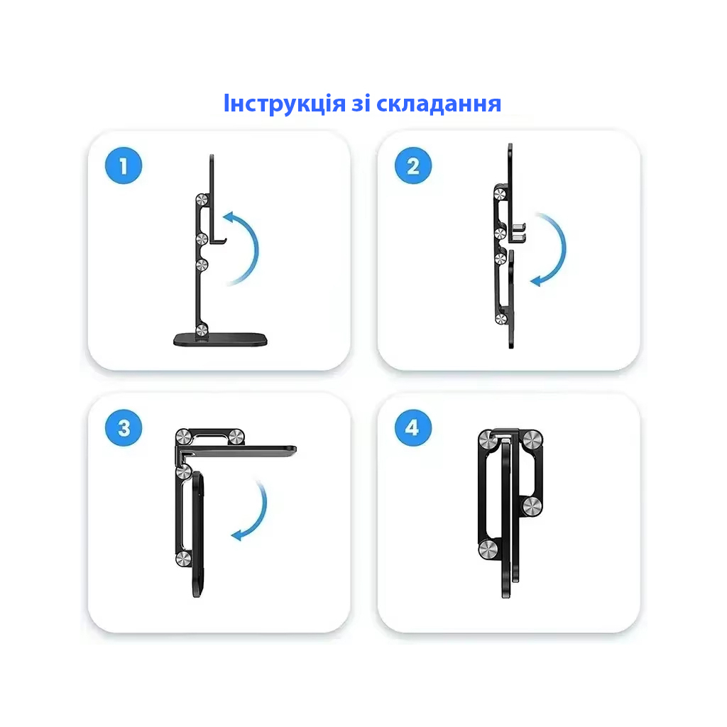Підставка до планшета Dynamode smartphones/tablets 4-13 inches (PH-Stand-02 black) - изображение 8