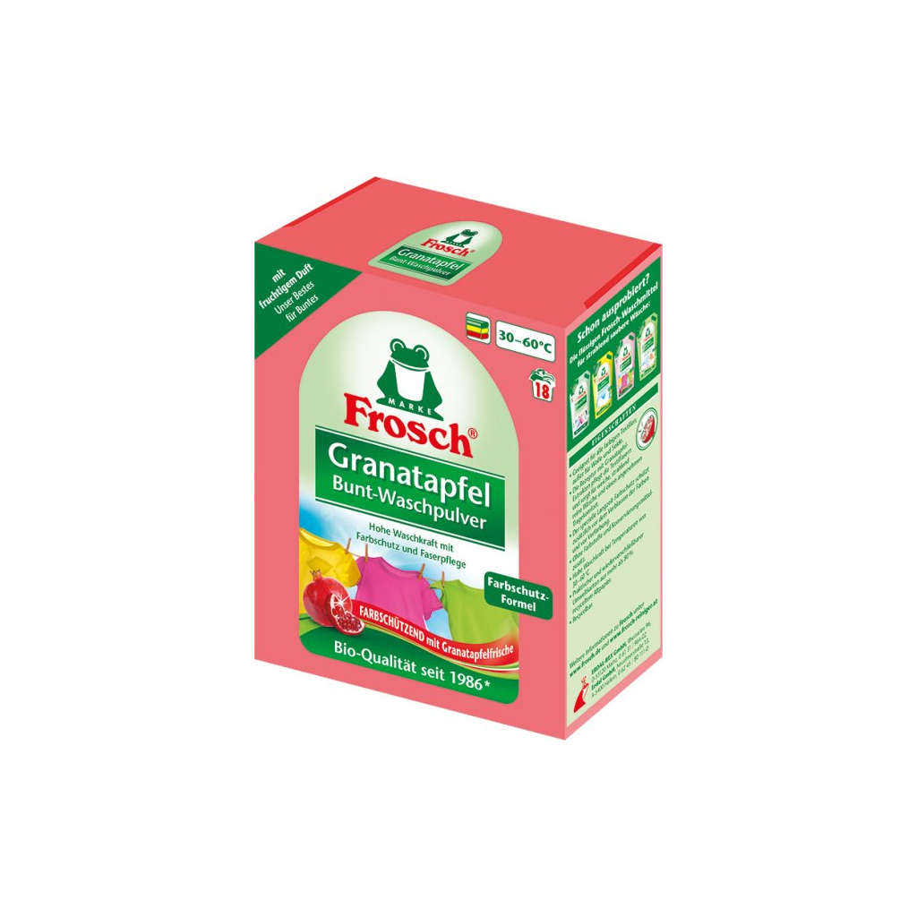 Пральний порошок Frosch Колор Гранат 1.35 кг (4001499937200/4001499949227) - зображення 2
