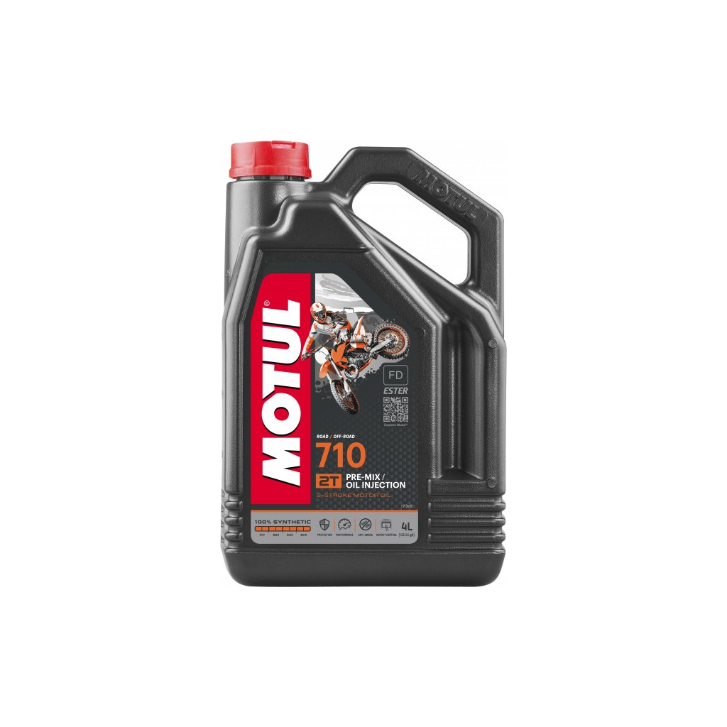 Моторна олива MOTUL 2T 710 4л (837341) - изображение 1