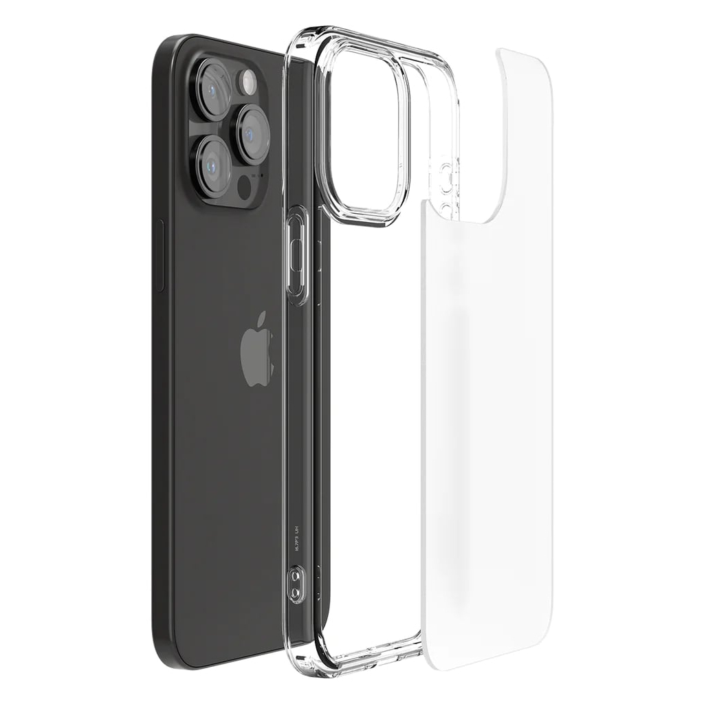 Чохол до мобільного телефона Spigen Apple iPhone 15 Pro Ultra Hybrid, Crystal Clear (ACS06707) - зображення 5