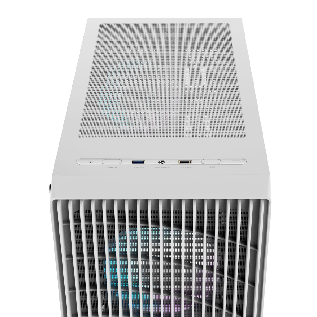 Корпус для ПК OCYPUS GAMMA C70 WH ARGB (GAMMA-C70-WHG400XX-GL) - зображення 7