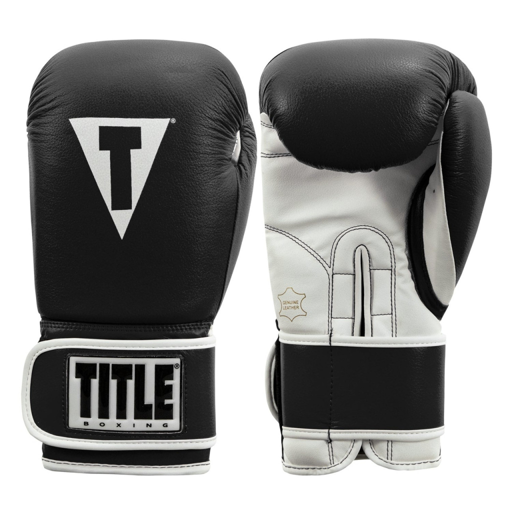 Боксерські рукавички Title Boxing Pro Style Leather Gloves3.0 Black/White 12 oz (TVVTG3 12 BK/WH) - зображення 5