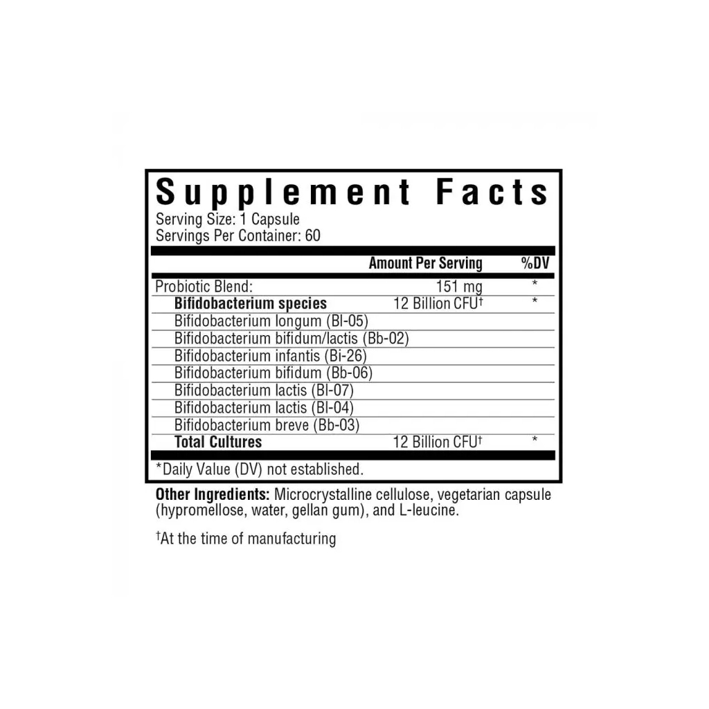 Пробіотики Seeking Health Пробіотики, 12 мільярдів КУО, ProBiota Bifido, 60 вегетаріанськ (SKH52102) - зображення 2