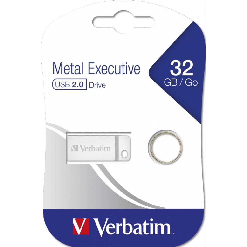 USB флеш накопичувач Verbatim 32GB Executive USB 2.0 (MDAVR-115/G) - зображення 4