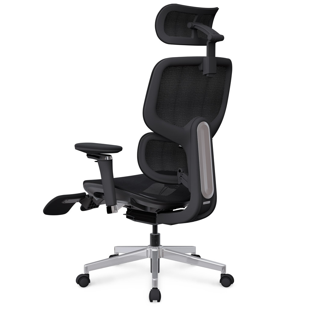 Офісне крісло Mealux D2 Air Plus Black (HF-D2 Plus M/B) - зображення 8