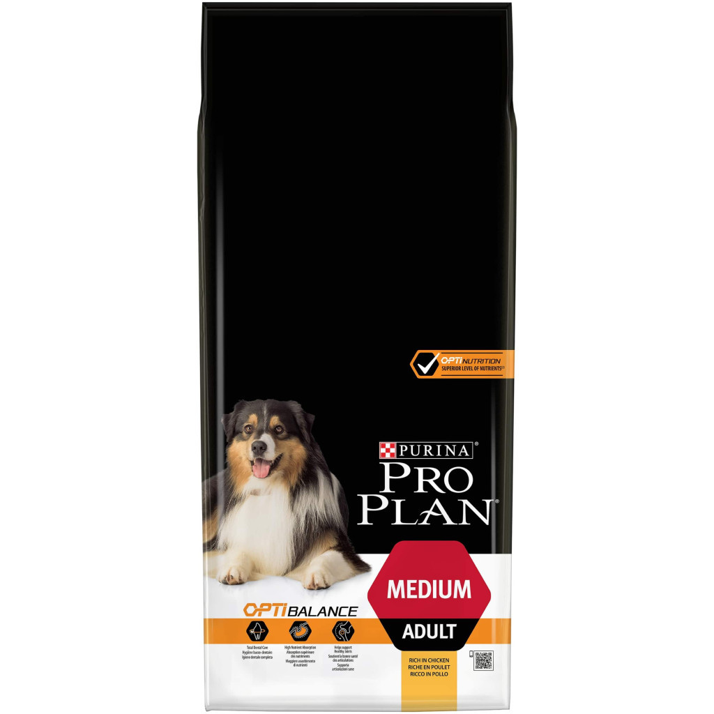 Сухий корм для собак Purina Pro Plan Dog Medium Adult з куркою 18 кг (7613035120587) - зображення 3