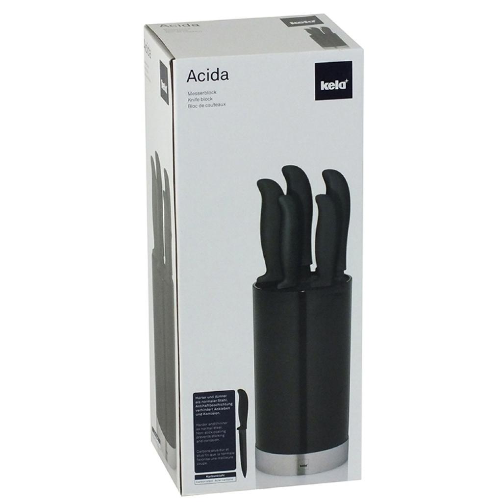 Набір ножів Kela Acida с подставкой 6 предметов Black (11287) - зображення 6