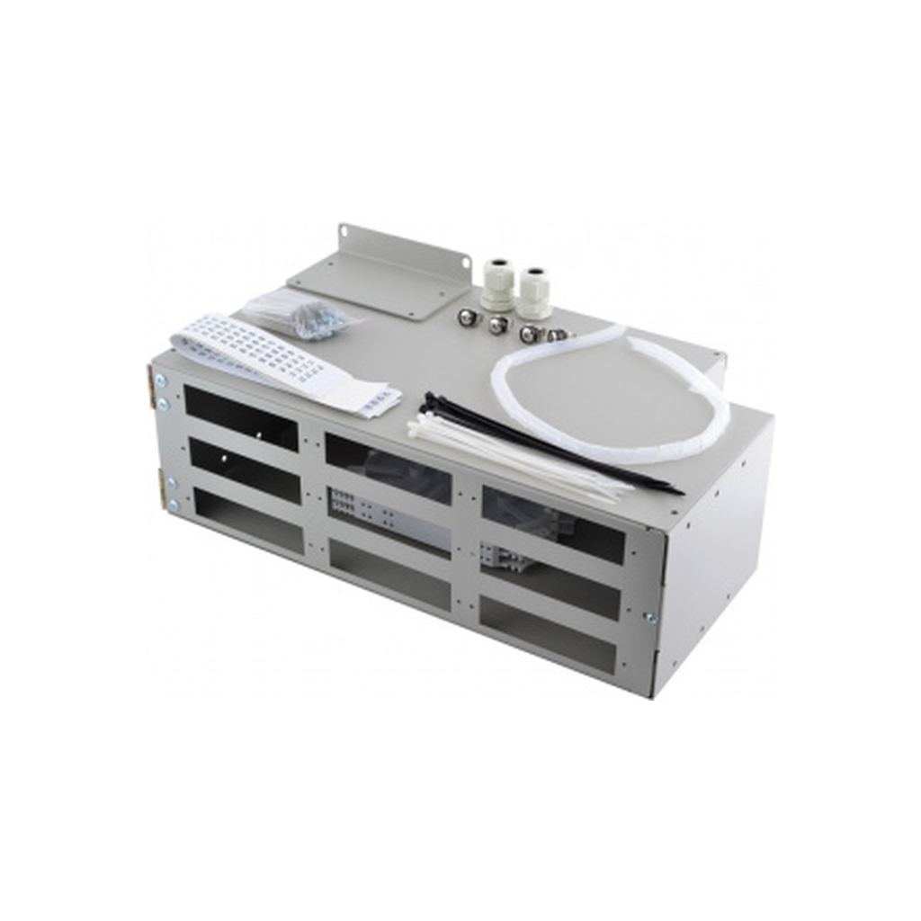 Патч-панель оптична 3U, універсальна, сплайс касети S336 Crosver (FOB 19/3-336/36-3-72) - picture 3