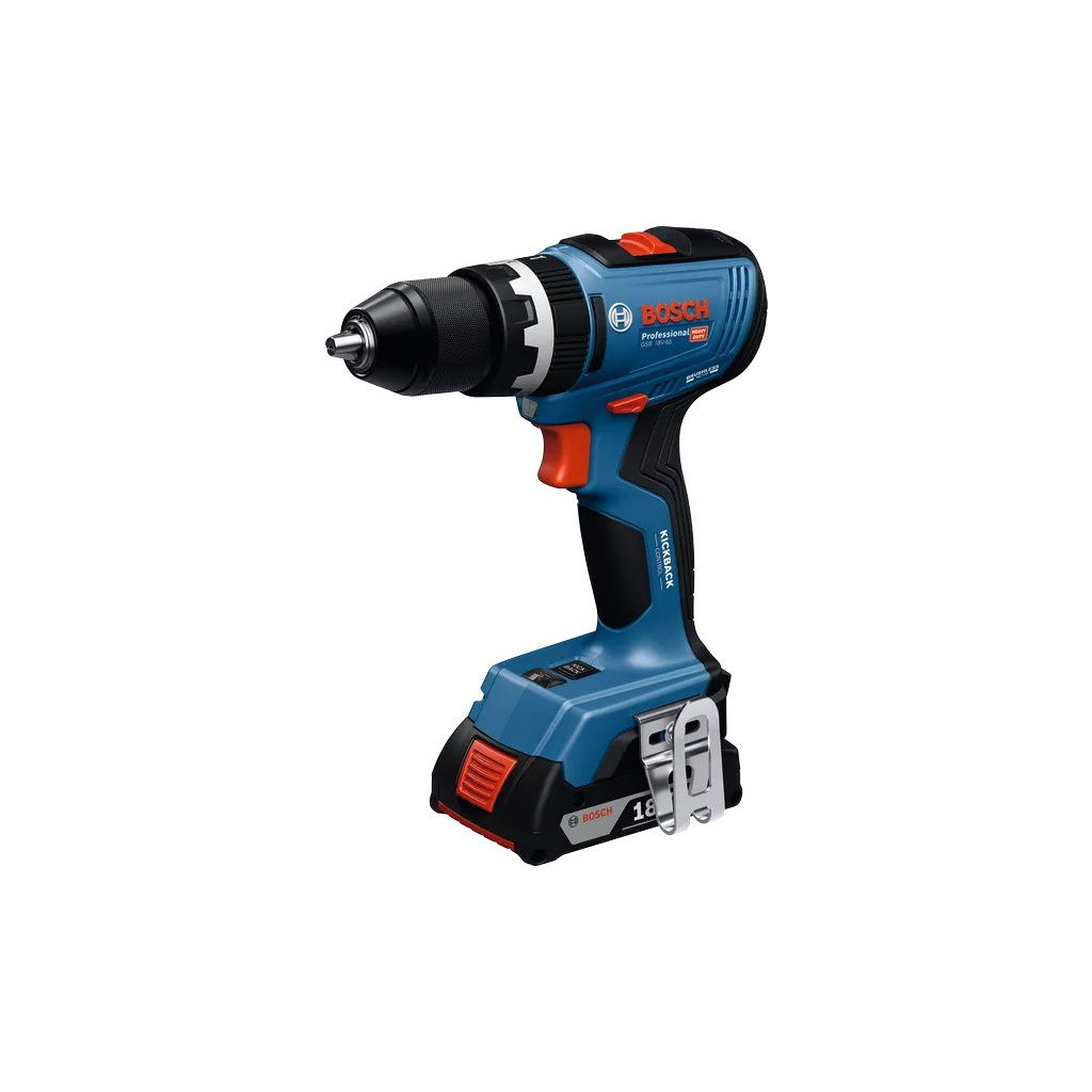 Шуруповерт Bosch Professional GSB 18V-65 18В 3165Нм 0-2100обхв кейс 1.12кг (0.601.9N3.301) - зображення 2