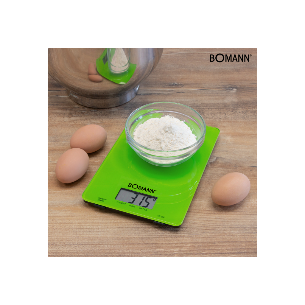 Ваги кухонні Bomann KW 1515 CB green - зображення 4