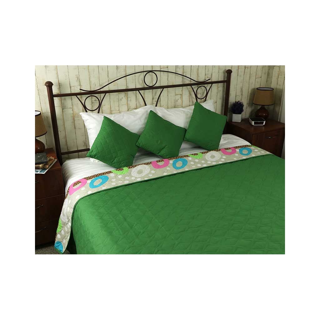 Покривало Руно двостороннє Зелені фарби 212х240 см (329.52У_Зелені Барви) - зображення 4